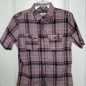 Plaid, Purple and black Ecko Unltd. Dress Shirt